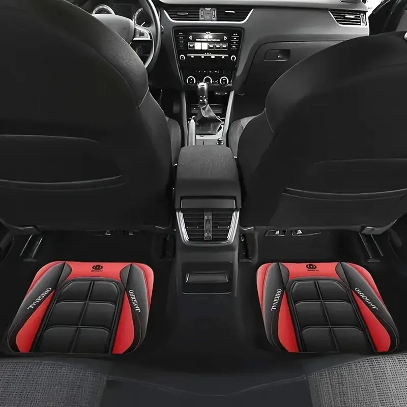 Tapetes de carro com padrão Y de 4 peças - absorventes, antiderrapantes