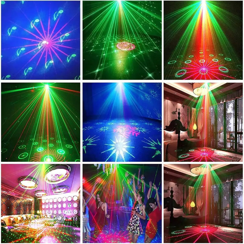 Strobo dj projetor a laser