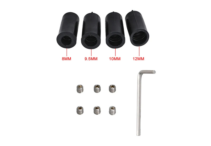 Adaptador de Manopla de Câmbio Universal de Alumínio M12x1,25mm /M10x1,5mm
