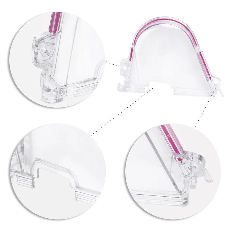 Tampa da correia dentada da engrenagem de came transparente Honda Civic 96-00