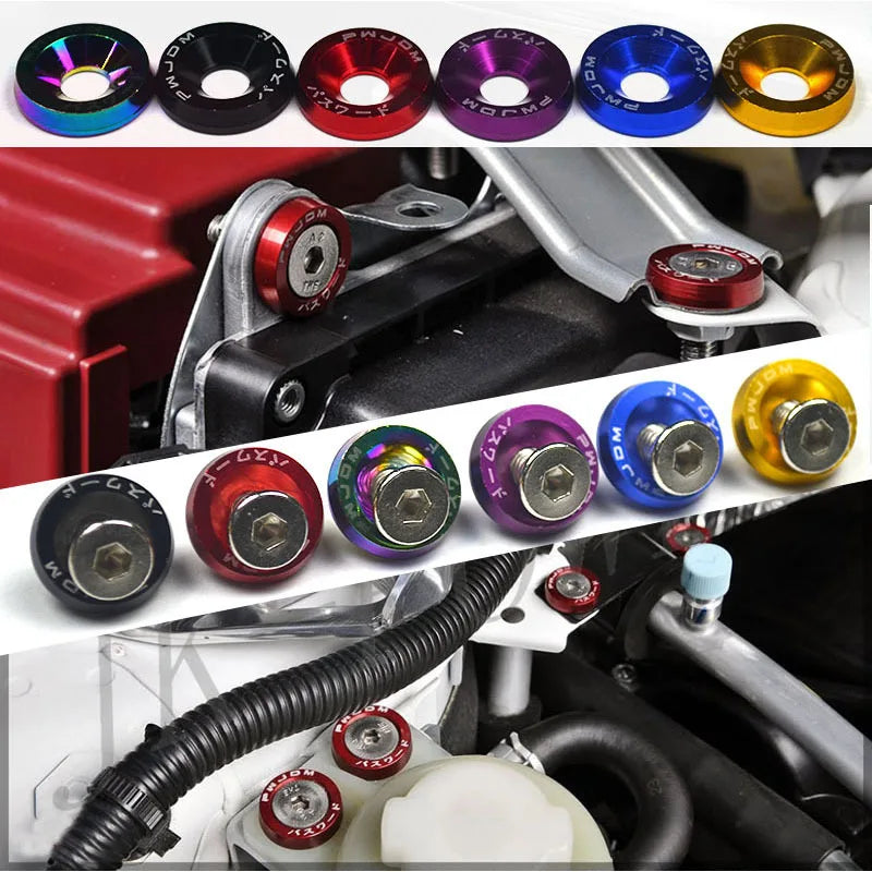 Parafusos Fender Côncavo, Multcores 10 jogo tunning top do momento.