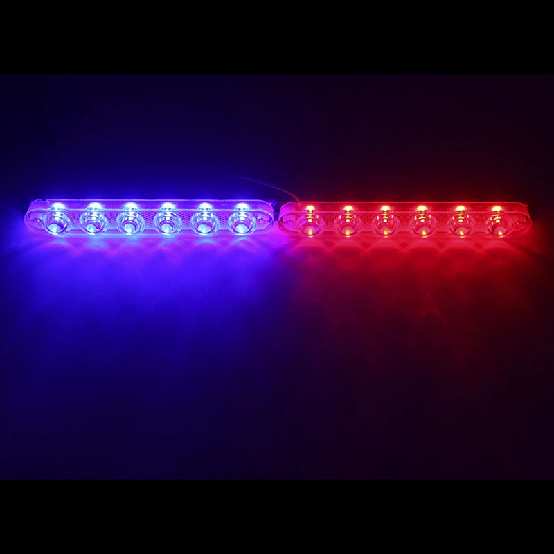 Lâmpadas de Aviso de Segurança de Emergência 12V led 2 Peças