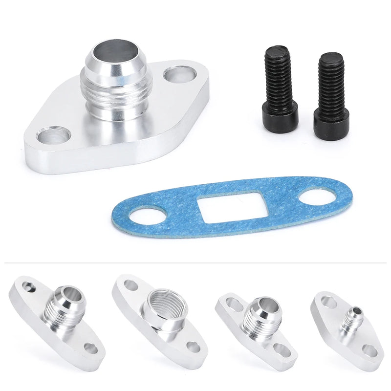 Adaptador de Flange de Retorno/Drenagem de Óleo da Turbina