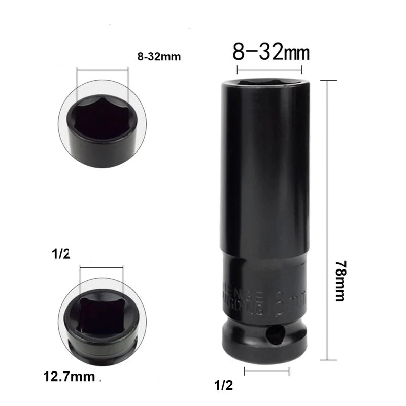Adaptador de cabeça de soquete de chave de impacto