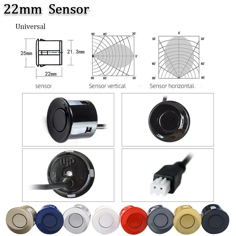 Sensor de estacionamento para carro com kit.