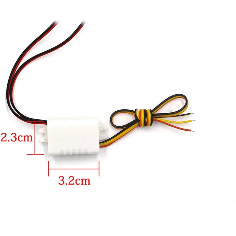 Lâmpadas de Aviso de Segurança de Emergência 12V led 2 Peças