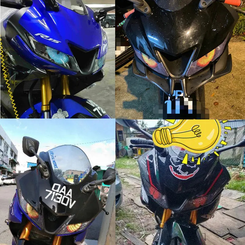 Adesivo de Proteção para Farol PARA YAMAHA YZF R15 YZFR15 YZF-R15 V3