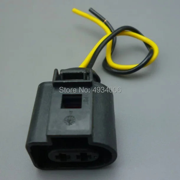 Plugue conector de buzina elétrica para AUDI VW Skoda Passat VAG 2 pinos/vias 3,5 mm