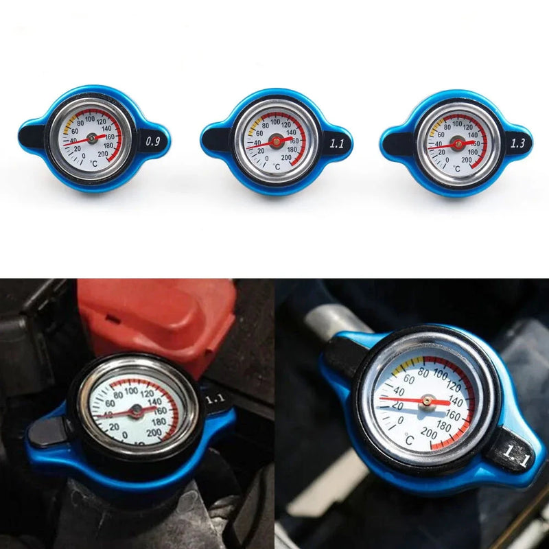 Tampa do Radiador com Medidor de Temperatura da Água, 0,9 BAR ou 1,1 BAR ou 1,3 BAR Universal