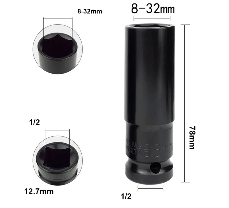 Adaptador de cabeça de soquete de chave de impacto