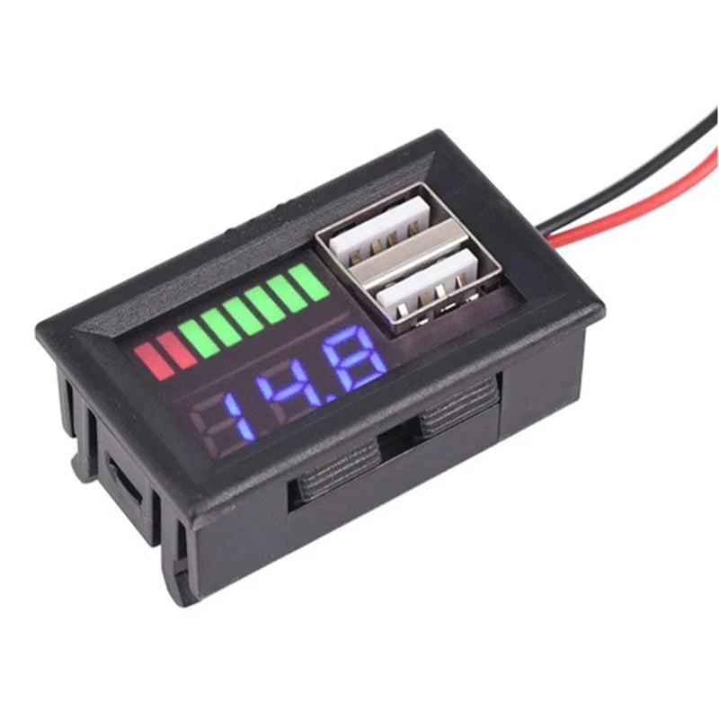 Voltímetro Digital LED DC 12V Automotivo