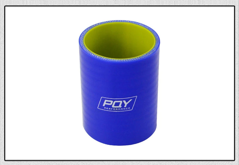 Mangueira de acoplamento de tubo de admissão de turbo intercooler de silicone reto azul e amarelo de 2" 51 mm