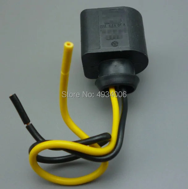 Plugue conector de buzina elétrica para AUDI VW Skoda Passat VAG 2 pinos/vias 3,5 mm