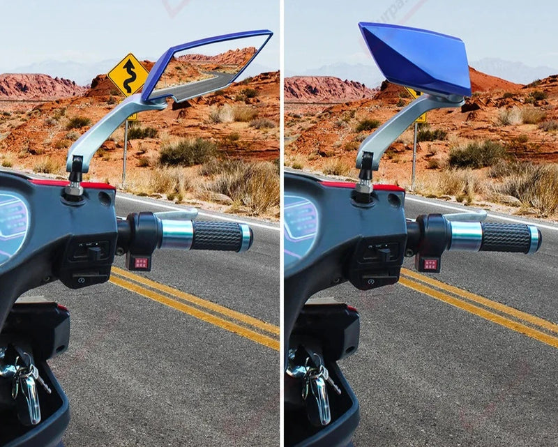 Espelhos retrovisores universais para motocicleta