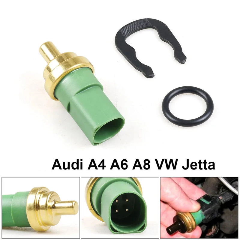 Sensor de temperatura do líquido de arrefecimento da água do carro para Audi