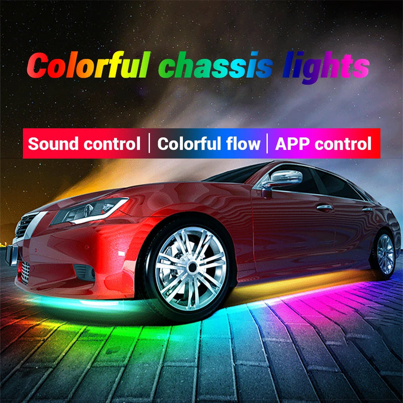 Luz LED Flexível Controle Remoto de Som RGB Neon