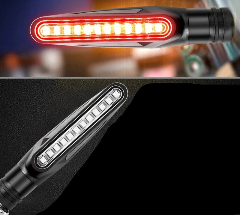 Pisca-pisca IP68 Dobrável Motocicleta 1 Par