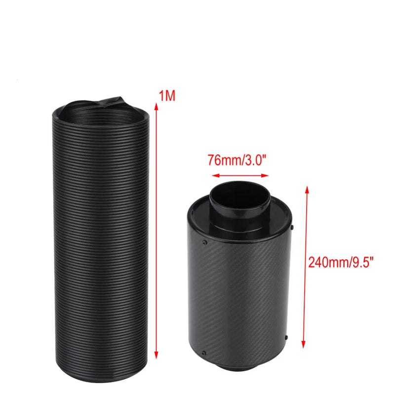 Kit de Admissão de Ar Caixa de Filtro de Ar / OU SEM VENTILADOR