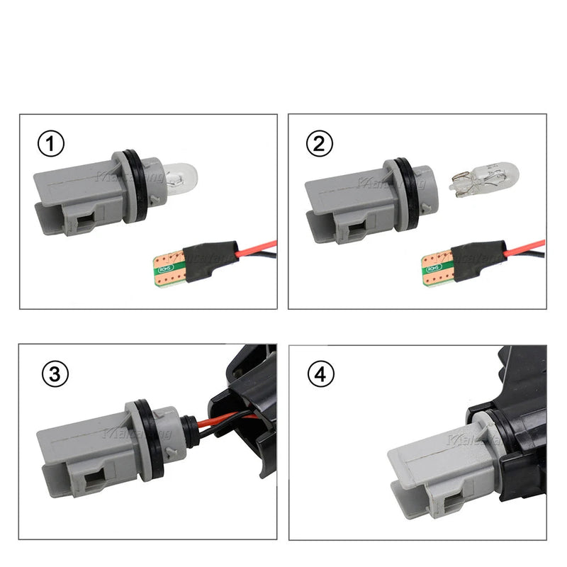 Pisca Led Lateral Sequencial Toyota Corolla E10/E11/E12 Yaris Verso Hilux Surf N21 RX