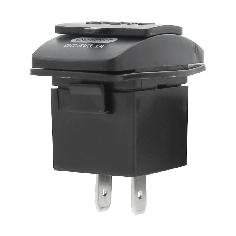 Tomada USB Carregador de Carro À Prova D'Água para Motocicleta, Barco, Marítimo, Caminhão e carro