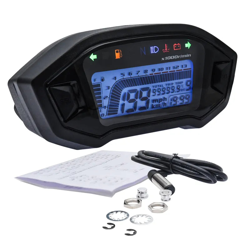 Painel,Velocimetro Digital em Led Eletrônico Universal para Motos e etc...