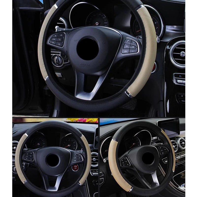 Capa para Volante Antiderrapante Universal de 37-38cm de diametro