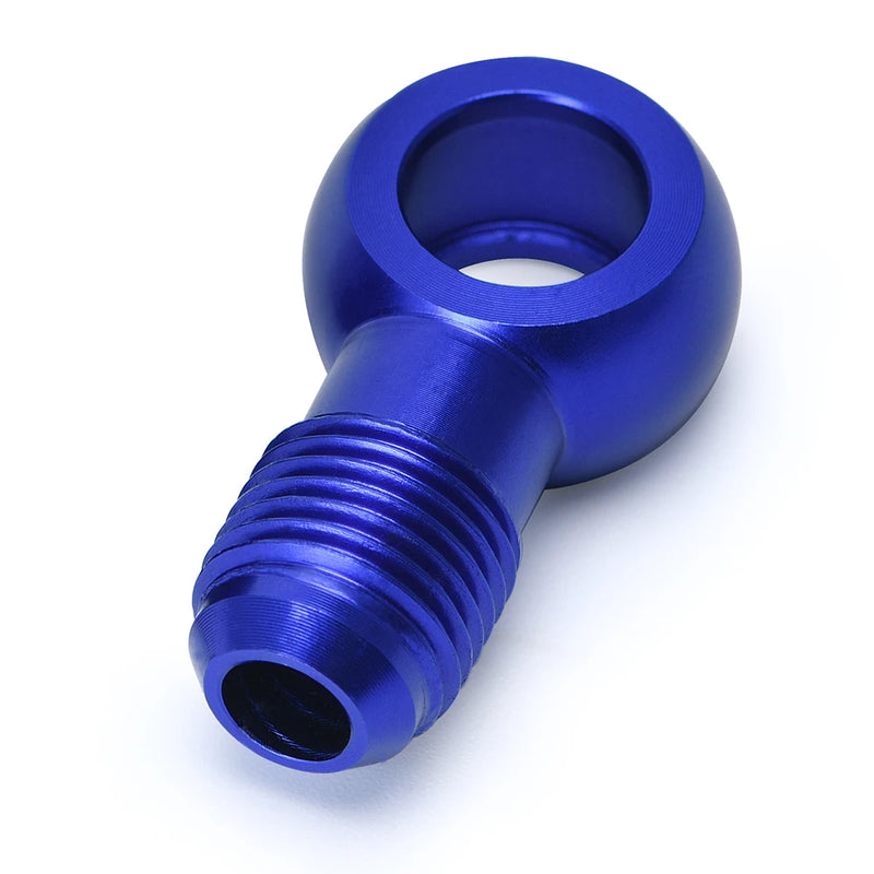 Adaptador Tampa para Bomba de Combustível de Tomada Banjo de Alumínio Azul AN6T