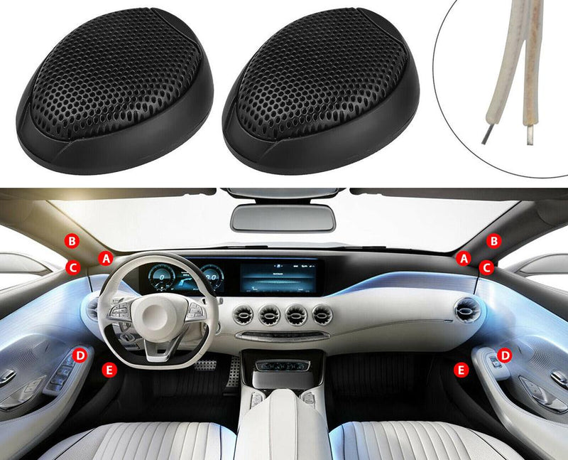 Tweeter a Prova d´agua  de Carro 1000w Universal Dome
