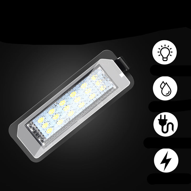 Lampada Led para Placas 2Pcs 12V 6500K VW Golf MK4 MK5 MK6 Passat Polo