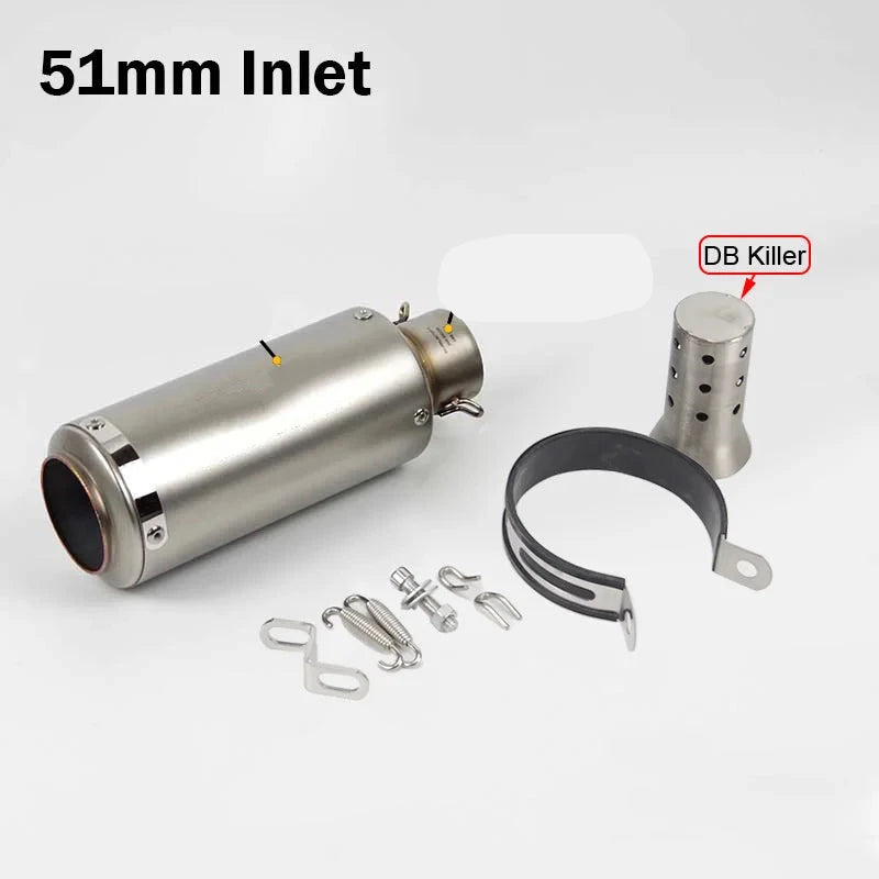 Ponteira Moto Universal 51mm 60mm para Honda Yamaha Suzuki Kawasaki