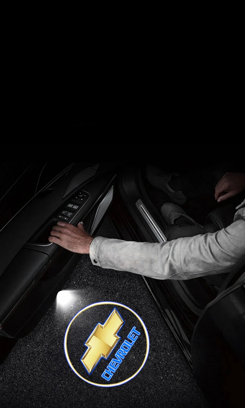 Projetor de Luz de Porta de Boas Vindas Chevrolet 2 pçs.