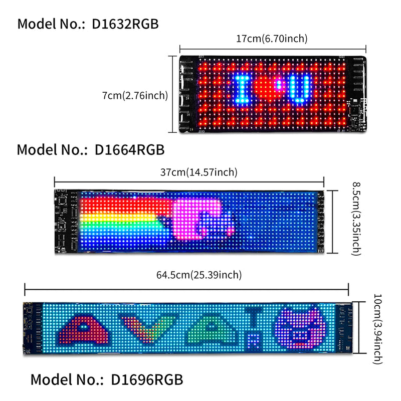 Display LED Flexível Programável para Exterior Personalizado