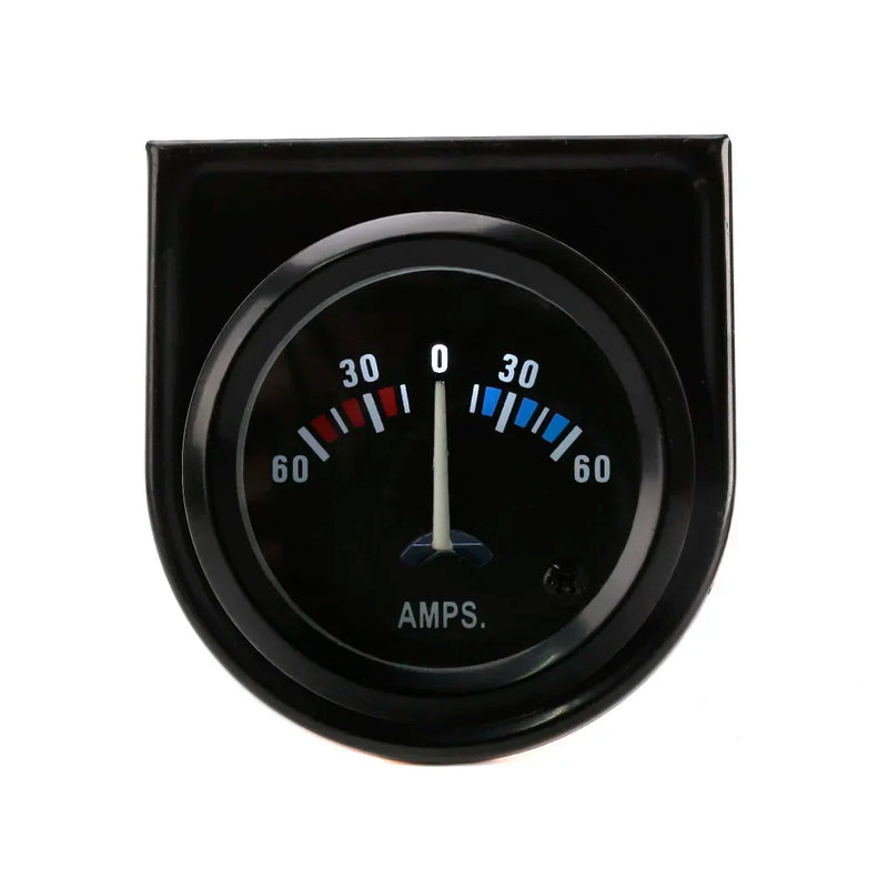 Medidor de Amperímetro Automotivo de 2 Polegadas e 52 mm 60-0-60A