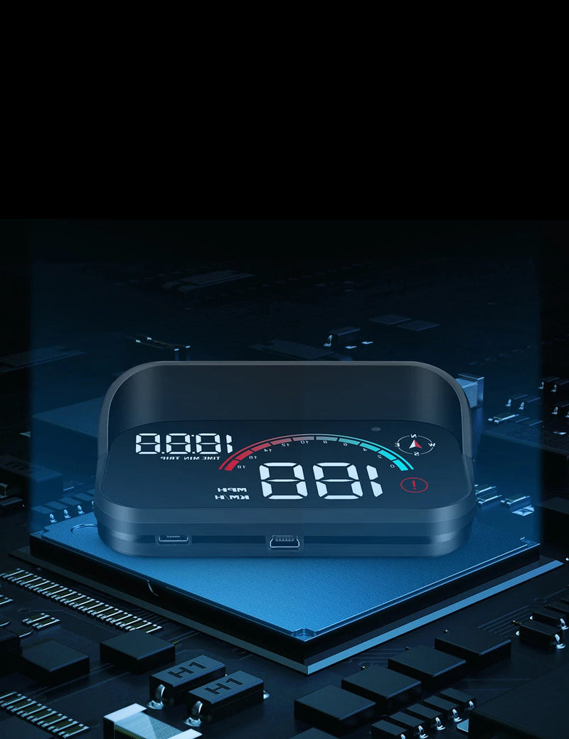 Velocimetro Painel Digital Led Projetor de Para-Brisa GPS