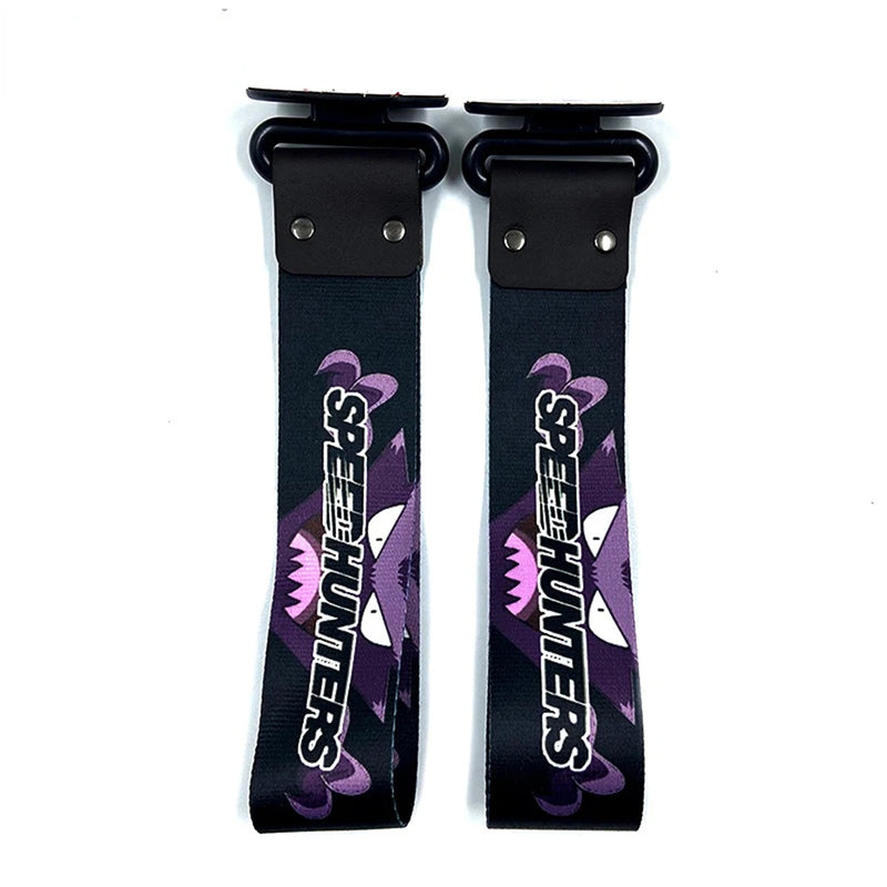 Correia de reboque para carro, decorativa, universal, estilo de corrida