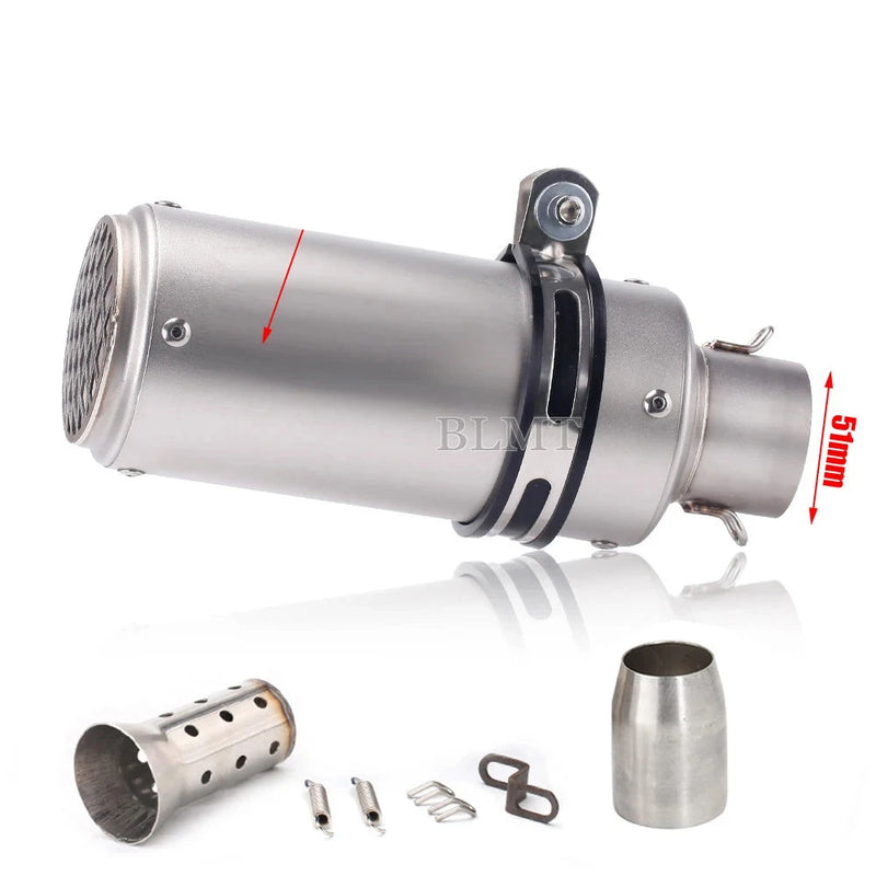 Ponteira de Escapamento Universal DB Killer 51/60mm para z900 R3 R25 MT07 MT09 R1 Z400 Z650