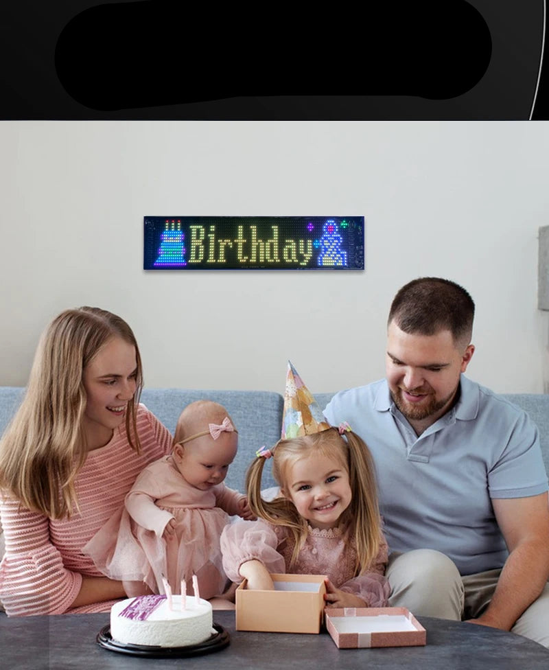 Painel de LED RGB Programável Bluetooth Flexível