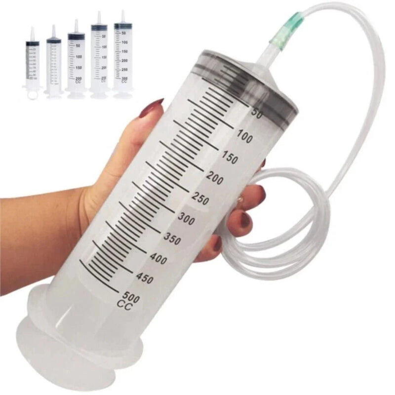 Seringa de 100ml-550ml de grande capacidade com bomba de mangueira multifuncional de 100cm