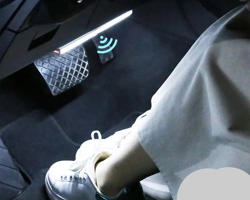 Sensor de luz de carro para assoalho, porta-malas.