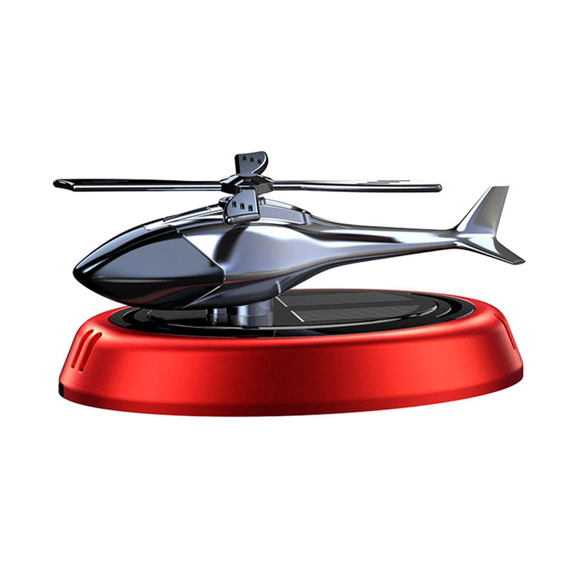 Difusor de aroma Helicóptero de Rotação Movido a Energia Solar Aromaterapia, Ambientador de Ar para Carro