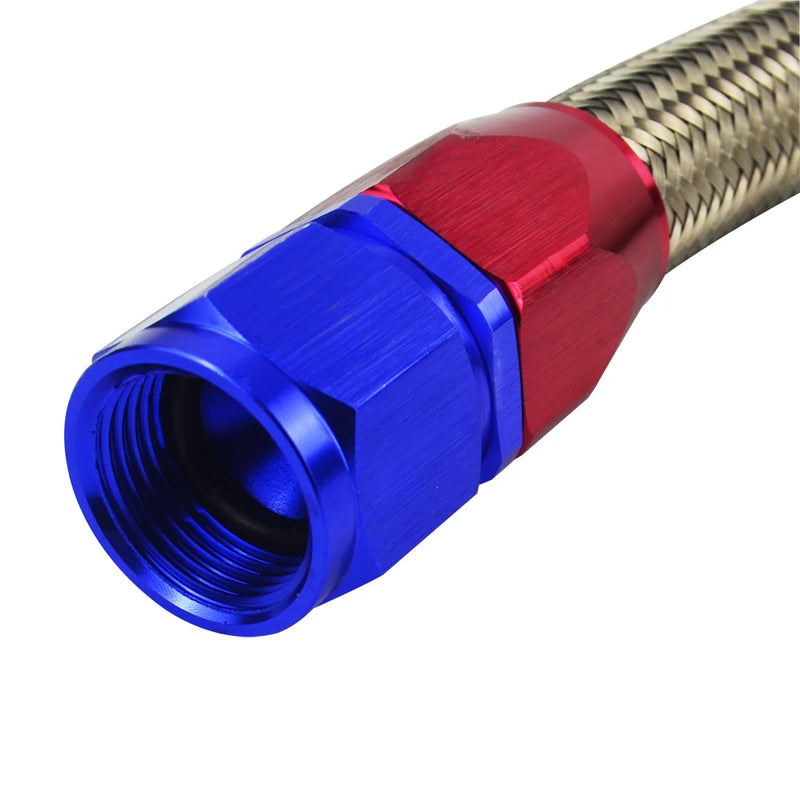 Mangueira de Pressao de Óleo em Aço Inoxidável Brained Oil Hose Line