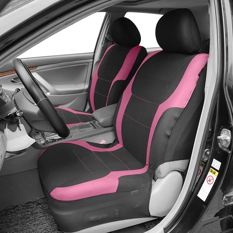 Capas de assento de carro de poliéster universal com design esportivo