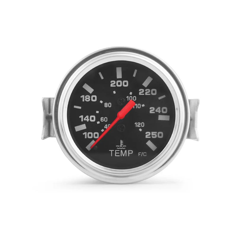 Medidor de Temperatura da Água 12V 52MM Mecânico 40-120℃/100-250℉ com Sensor NPT 1/2