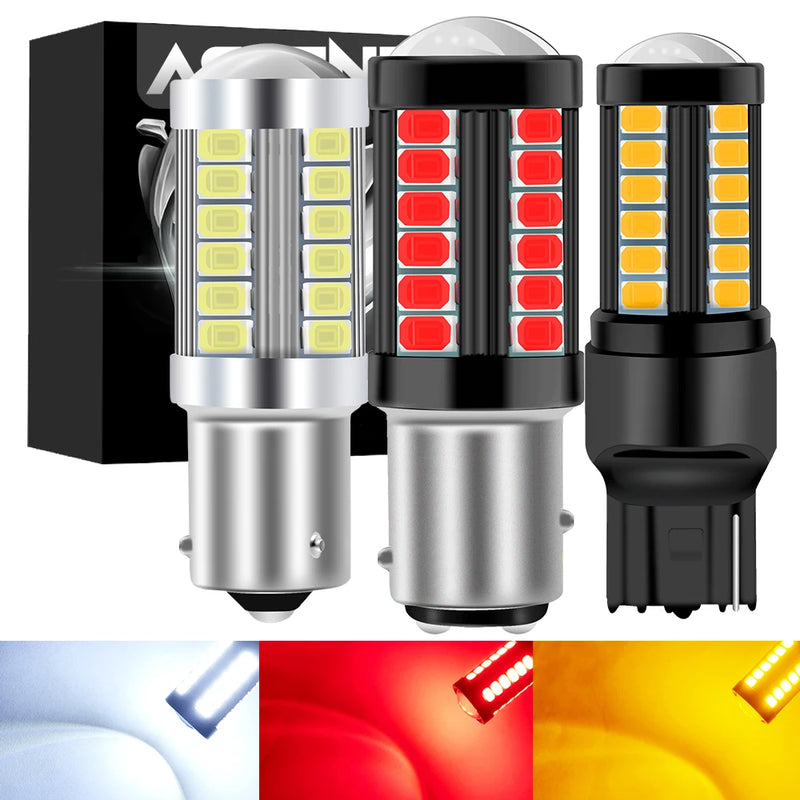 Lâmpada traseira de carro e moto Luz de freio  12V 24V O PAR.