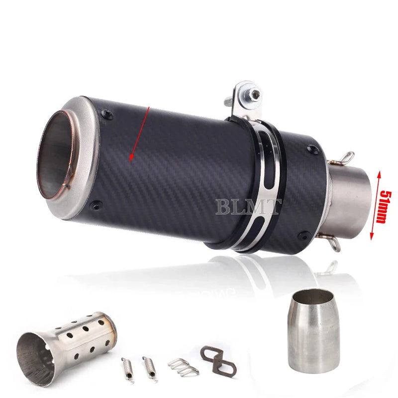 Ponteira de Escapamento Universal DB Killer 51/60mm para z900 R3 R25 MT07 MT09 R1 Z400 Z650