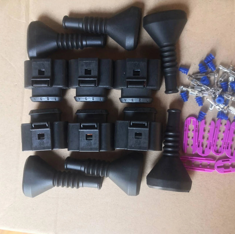 Conector Bobina 4 pinos com Plugue  VW/Audi.