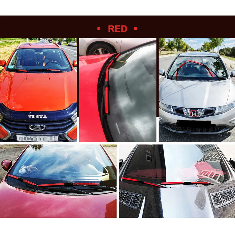 Palheta de limpador de para-brisa colorida para BMW e Outros