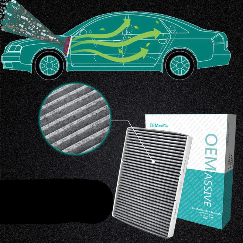 Filtro de Ar de Carro A/C para Audi A3 8L 1.6/1.8 L S3 Quattro