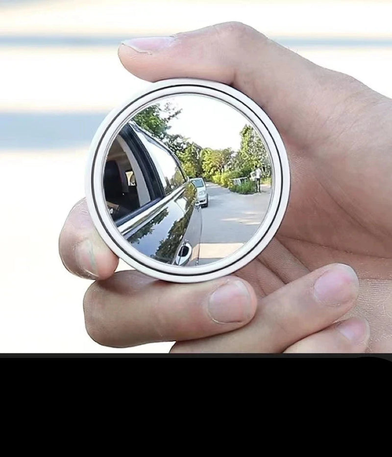 Espelho Redondo 2Pcs 360 graus Ajustável para Retrovisor de Carros etc..