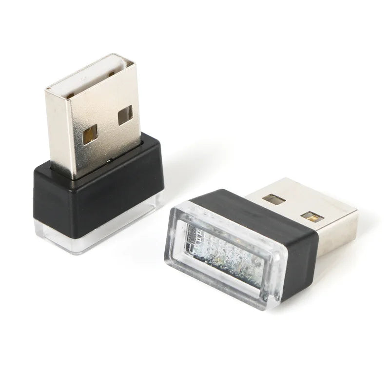 Mini USB LED Decoração Lâmpada Interior Do Carro